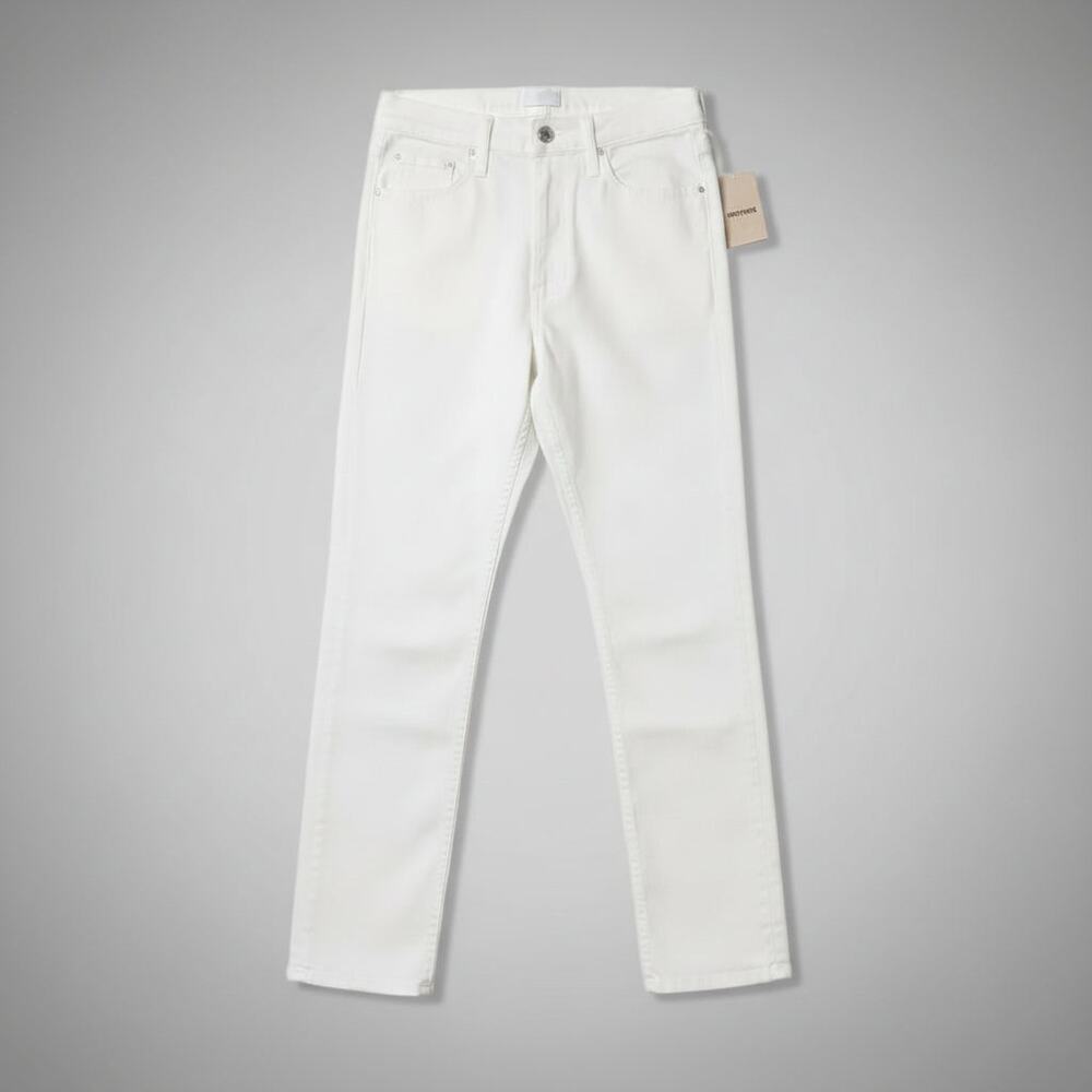 Mother white high waisted Rider ankle jeans, Size 28, NEW WITH TAGS!
